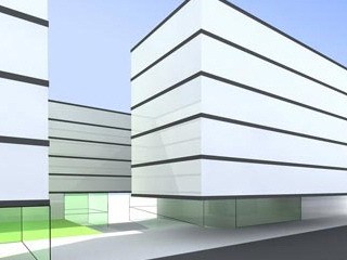 英国建筑3d模型资料下载-英国机场办公楼3D设计欣赏