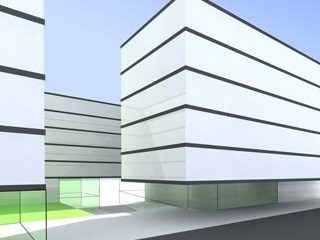 飞机场3d模型资料下载-英国机场办公楼3D设计欣赏