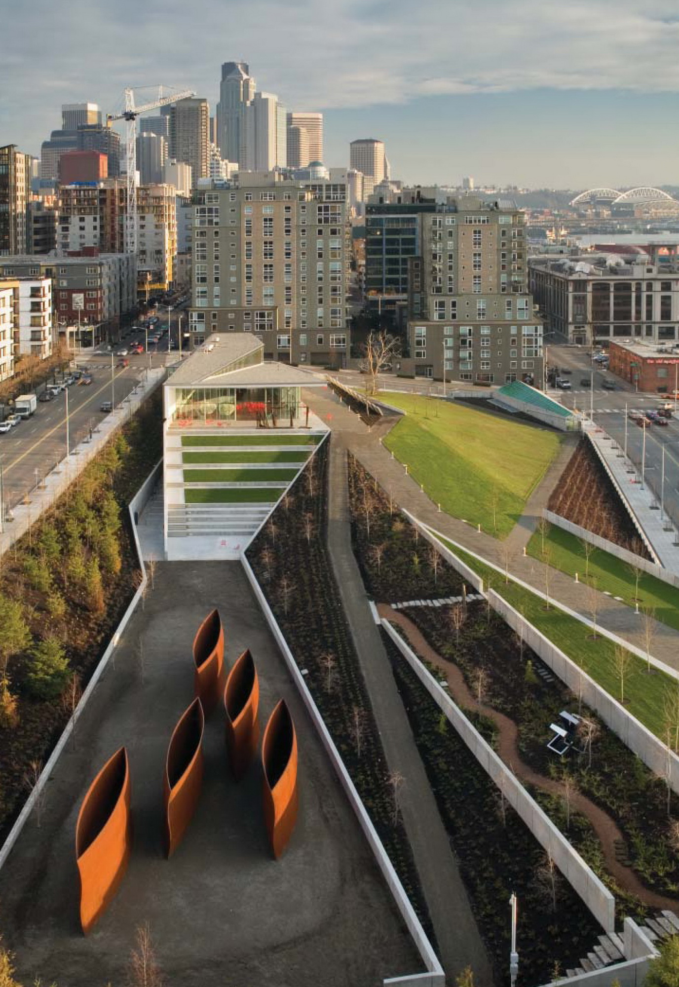 华盛顿奥林匹克雕塑公园(olympic sculpture park)-国外景观项目案例