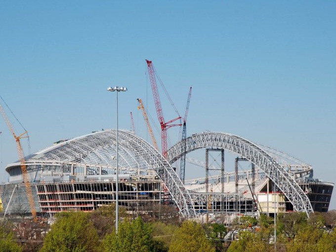 牧羊体育场施工实景08年3月（Cowboy Stadium） 美国