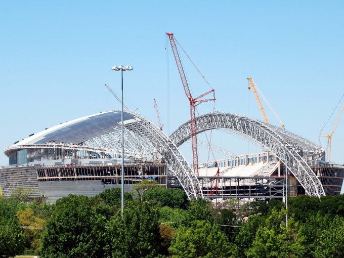 牧羊体育场施工实景08年4月（Cowboy Stadium） 美国