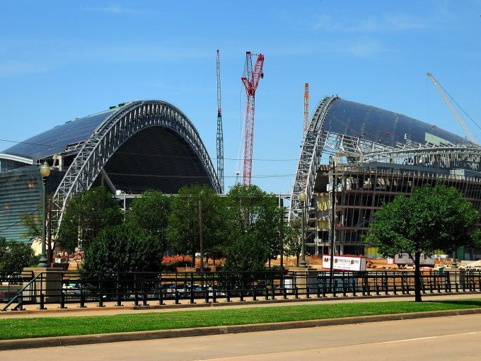 牧羊体育场施工实景08年5月（Cowboy Stadium） 美国