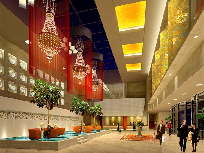 热带雨林酒店设计案例资料下载-北京万寿路宾馆案例