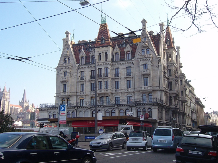 阿姆斯特尔大厦资料下载-莫西尔大厦（Mercier House, Lausanne）