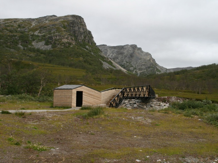 休息区设计cad资料下载-Lillefjord休息区及人行桥
