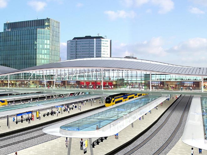 荷兰鹿特丹中央车站资料下载-乌德勒支中央车站