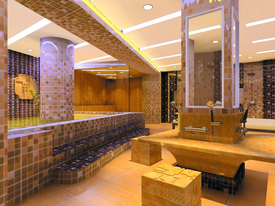 齐齐哈尔洗浴浴室效果-休闲娱乐类装修案例-筑龙室内设计论坛