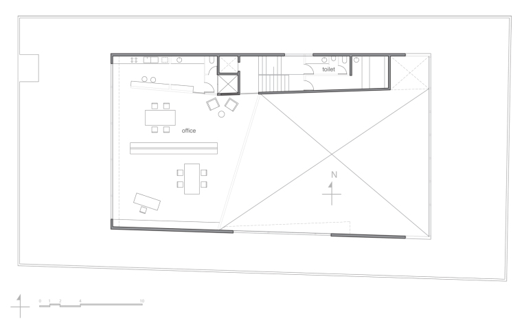 二层平面图 level 02 plan-Esplanada工作室第4张图片