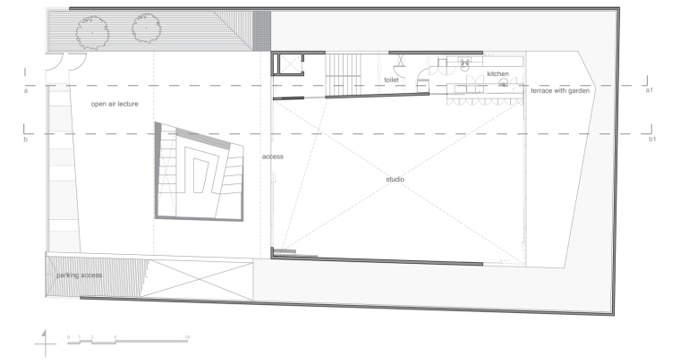一层平面图 level 01 plan-Esplanada工作室第8张图片