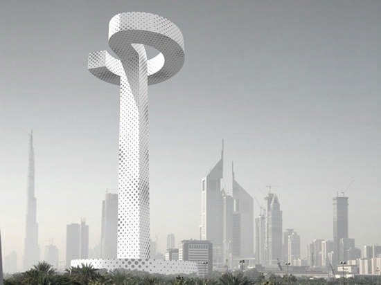 迪拜高层徽章建筑