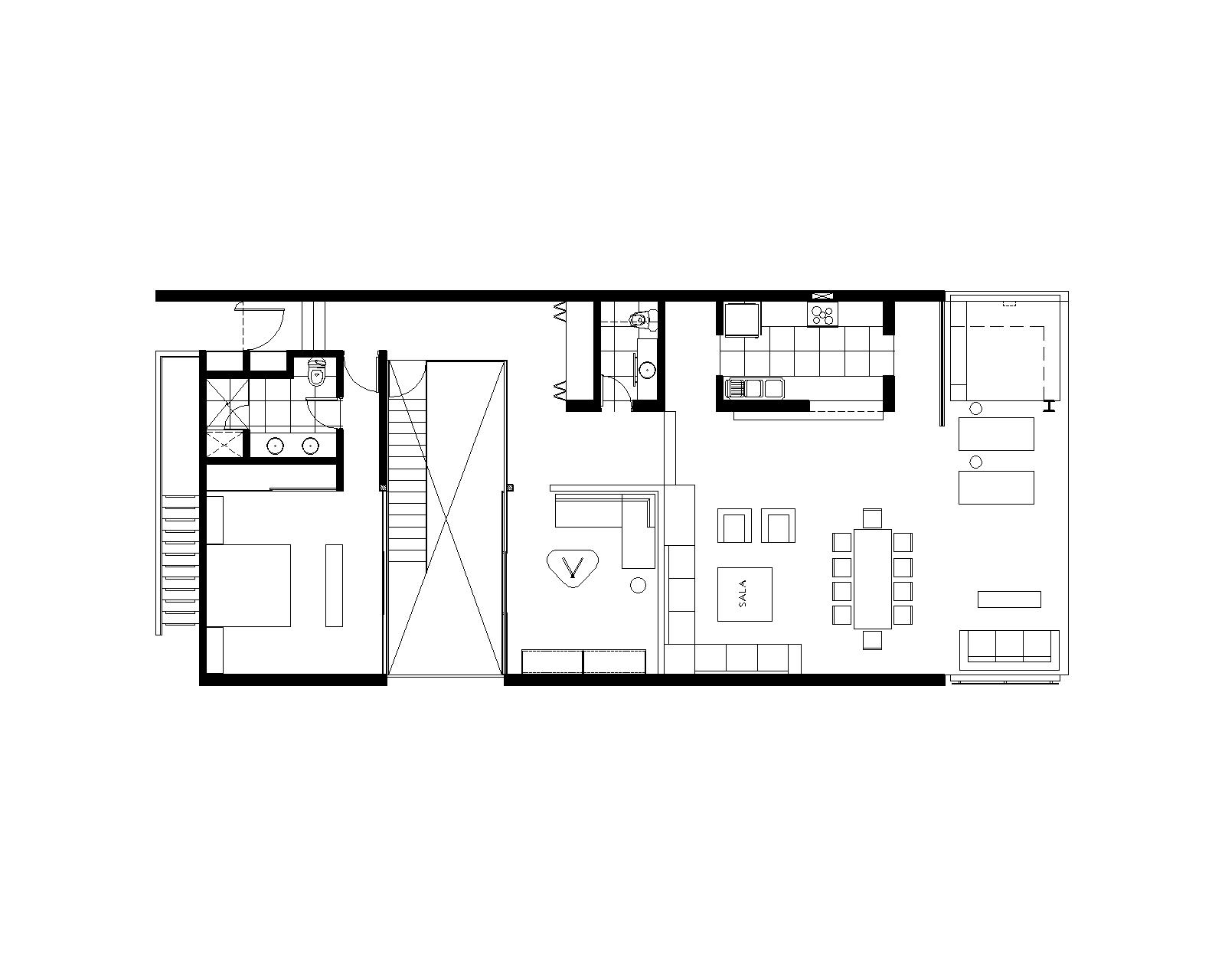 底层平面图 ground floor plan