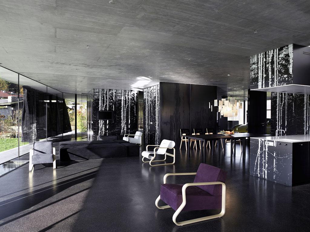 木材装饰的开敞空间 open room w-北纬47度40分48秒/东经13度8分12秒