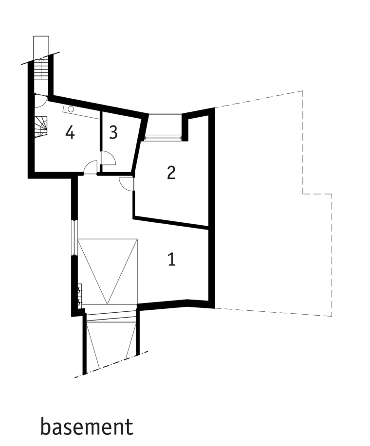 地下室平面图 basement floor pl-住宅-工作室第17张图片