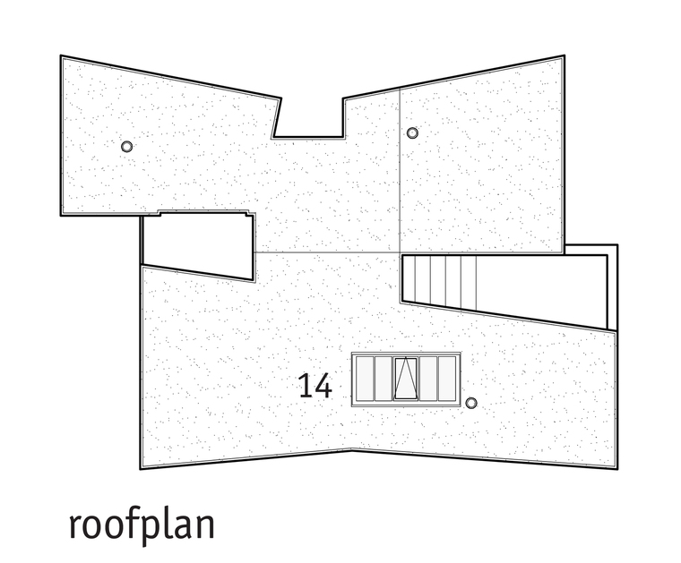 屋顶平面图 roof plan-住宅-工作室第20张图片