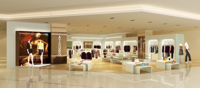 女装服装店设计方案资料下载-新疆喀什百货商场设计方案