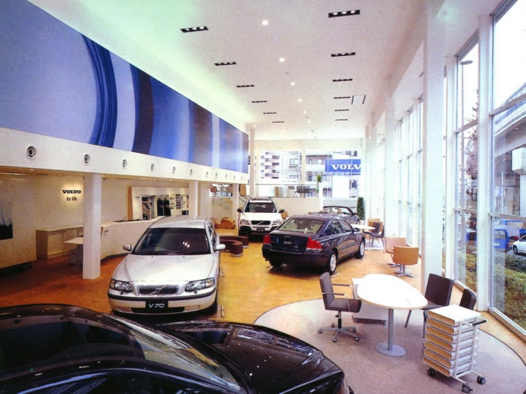 汽车专卖店店室内设计资料下载-日本汽车专卖店