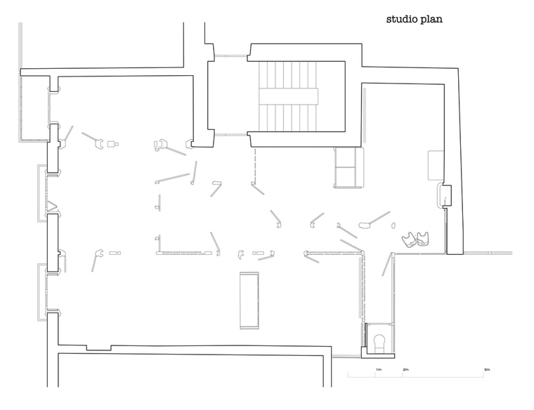 1层平面图 floor plan-建筑事务所工作室第15张图片