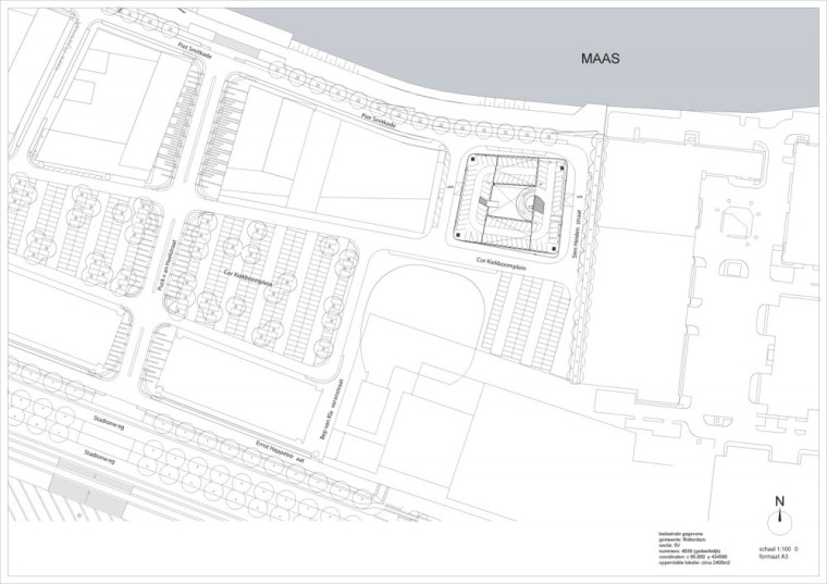 地势图 situation plan-Veranda停车场第12张图片