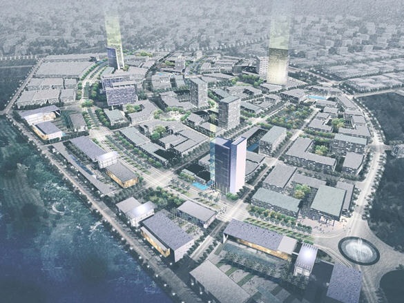 高密度市中心住宅规划资料下载-MADINATY市中心总体规划