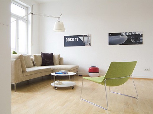 挑高小空间的优雅生活资料下载-Oliver Schick的生活空间设计