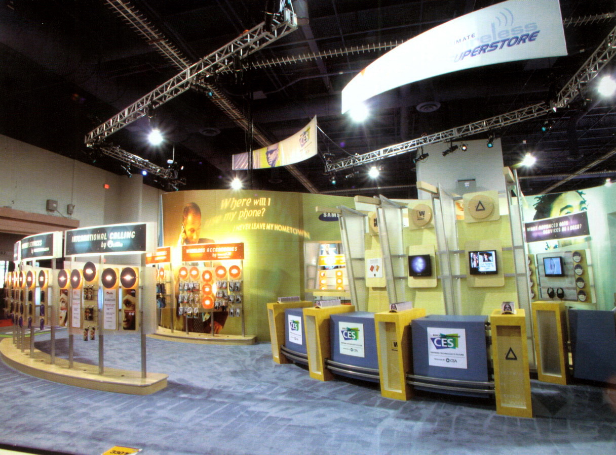 展览会展台--终极无线超市