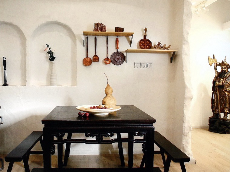 现代中式桌子su资料下载-居室装饰--零距离中式生活