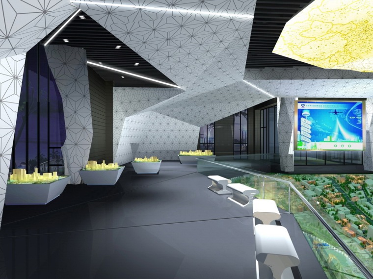 5g展示厅设计方案资料下载-展示厅--飞翔之城