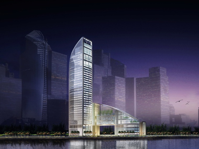 银行大厦设计方案资料下载-上海招商银行大厦