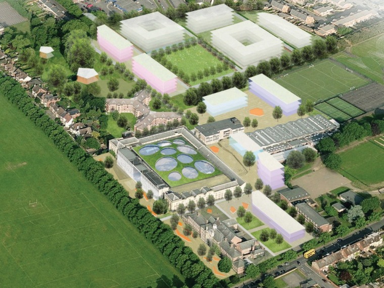 法国大学城总体规划资料下载-英国北安普顿大学总体规划