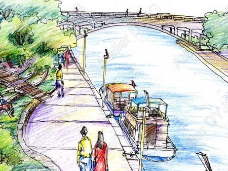 合肥市南淝河景观概念性规划和景观设计