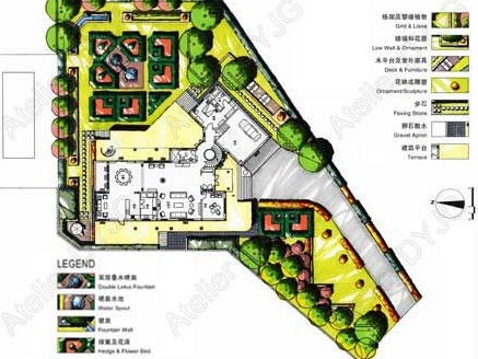 居住区规划上海绿城玫瑰园资料下载-北京玫瑰园377、378、379、380别墅庭院设计