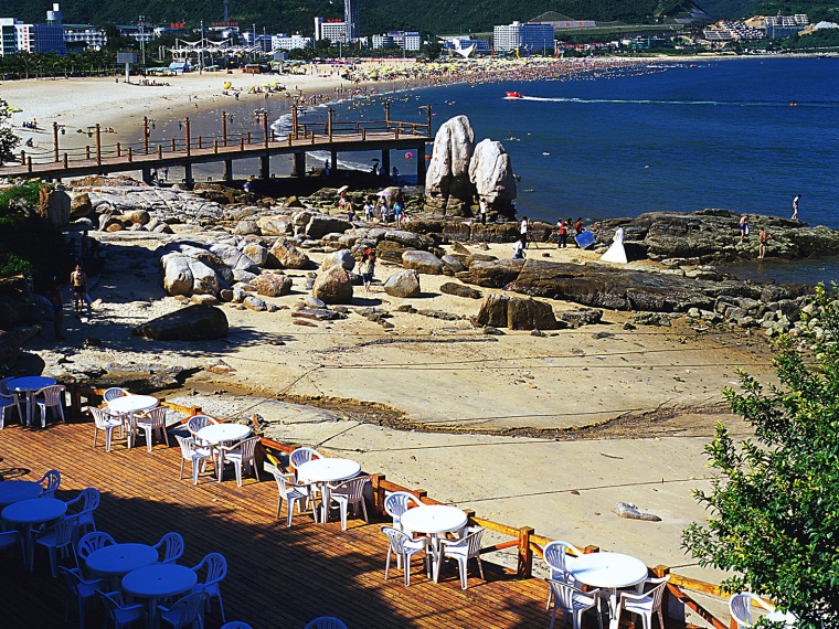 挪威海滩钓鱼架喜迎盐资料下载-深圳大梅沙海滨公园（含月光花园）