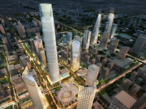 芝加哥中心区规划资料下载-北京商务中心区规划设计