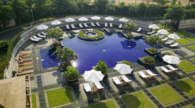 东方君悦酒店花园和水景设计第11张图片