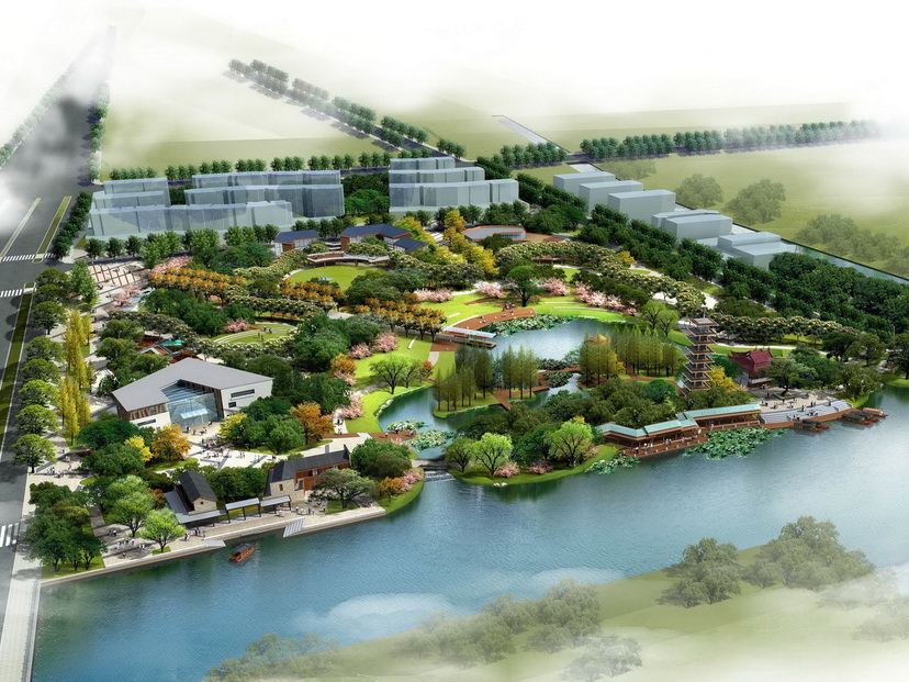 瑞安城市中心公园(暂名)中标方案