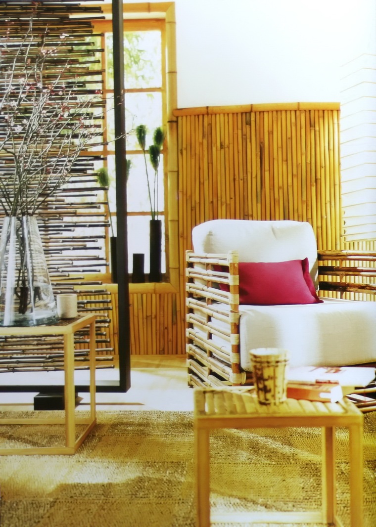 全套的竹制家具，似乎可以嗅到穿-居室装饰--东南亚度假风格第6张图片