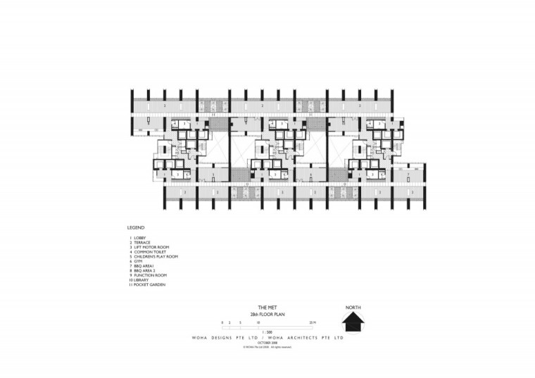 20层平面图 20th floor plan-泰国曼谷Met多功能大厦第26张图片