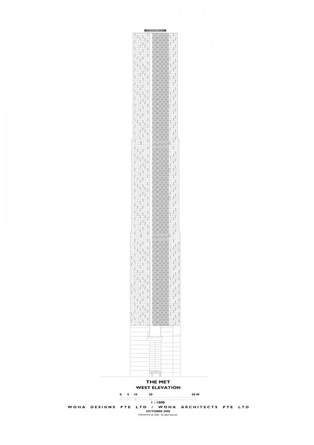 28层平面图 28th floor plan-泰国曼谷Met多功能大厦第27张图片