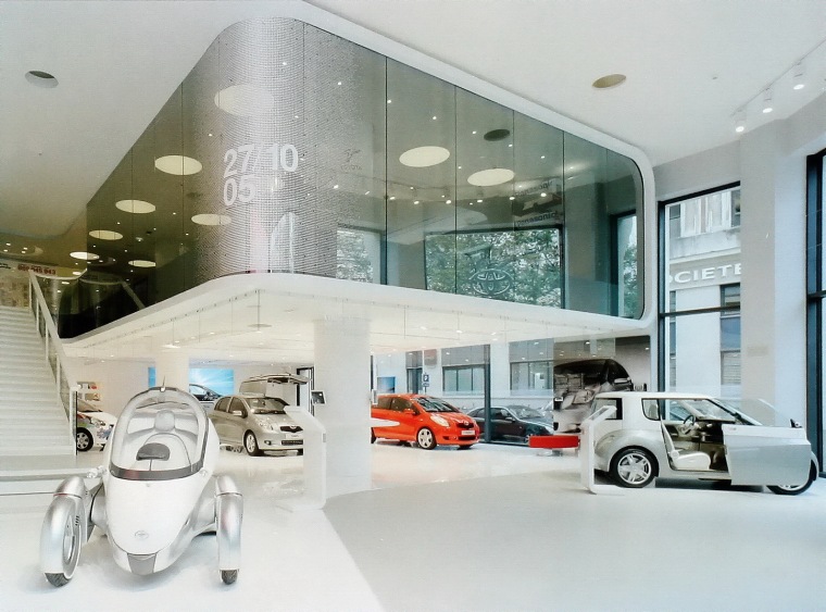 汽车展示中心平面图资料下载-丰田之约汽车展示中心