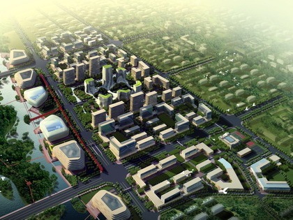 北京昌平新城商务中心区设计
