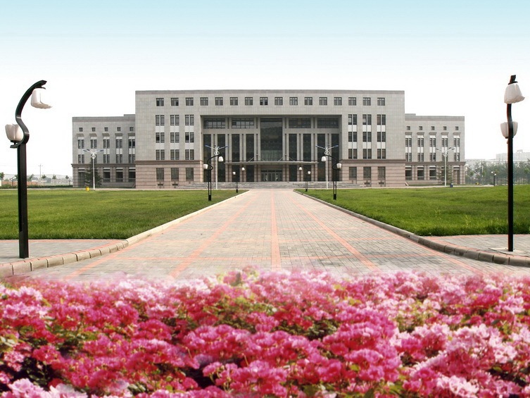 天津大学北辰校区图书馆资料下载-天津商学院“十五”一期扩建（图书馆）工程
