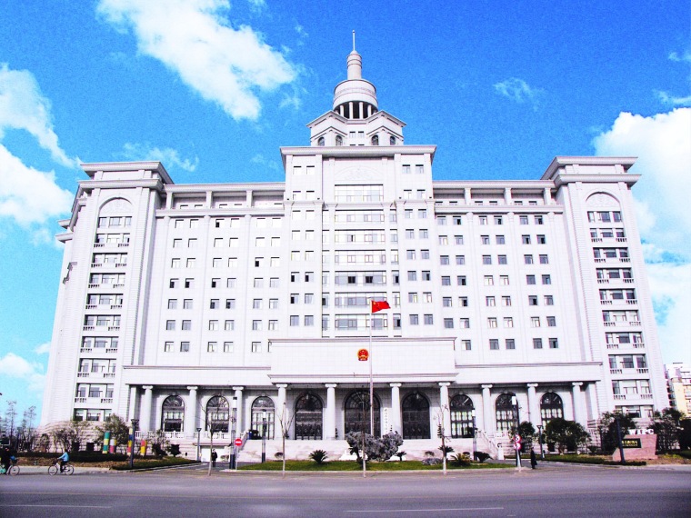 法院综合楼建筑设计文本资料下载-武汉市中级人民法院业务审判综合楼工程