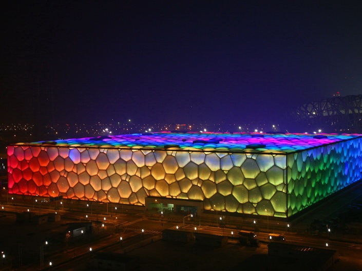 北京奥运会比赛场馆资料下载-国家游泳中心工程