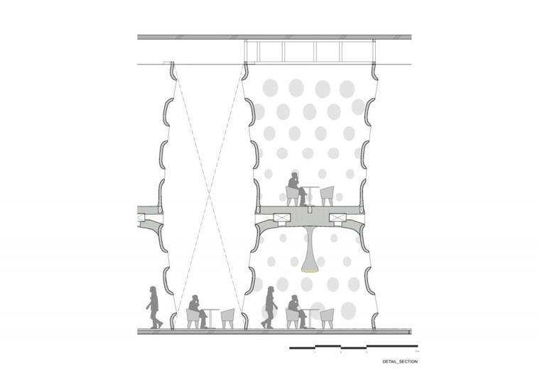 详图剖面图 detail section-巢蜂餐馆第24张图片