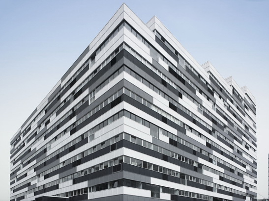 济南"节奏"条纹酒店-居住建筑案例-筑龙建筑设计论坛