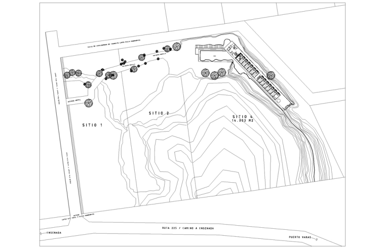 Arrebol Patagonia 智利酒店-总平面图 site plan-Arrebol Patagonia 智利酒店第25张图片