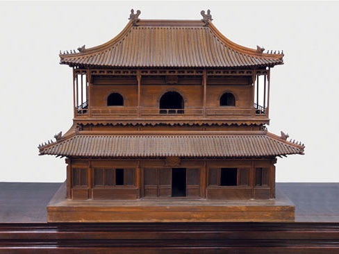清代古建筑模型资料下载-中国古建筑模型