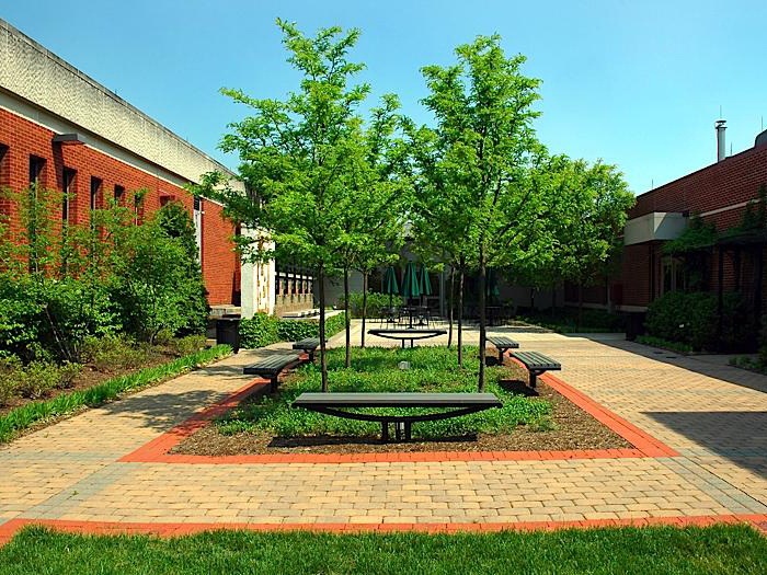 庭院园林景观设计培训资料下载-俄勒冈州立大学研发Shisler中心庭院