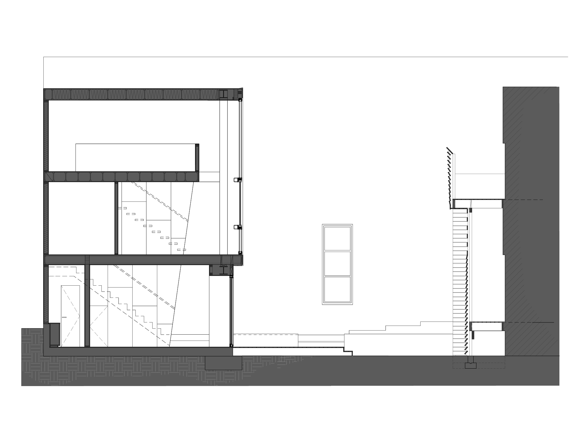 剖面图 section-ps别墅第33张图片