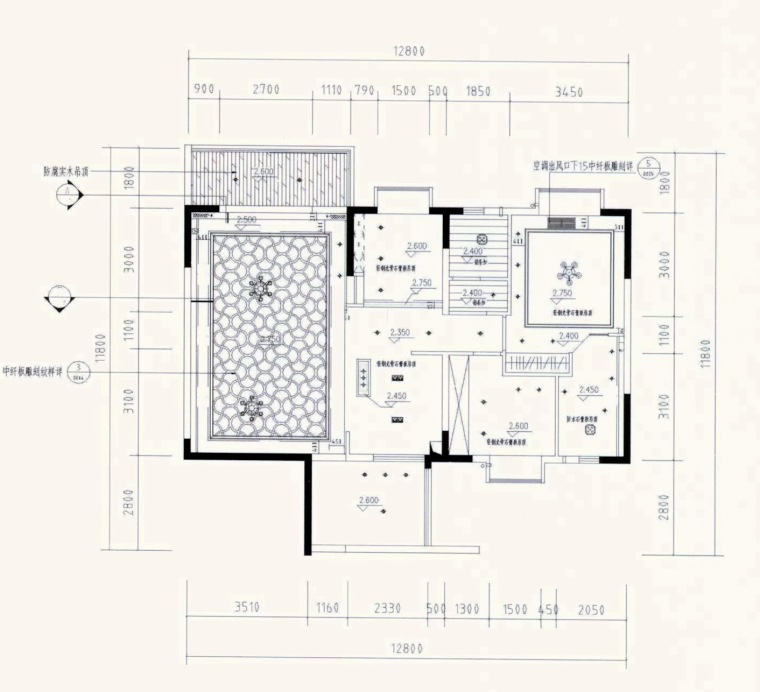 居室设计--明信世纪金沙样板房第12张图片